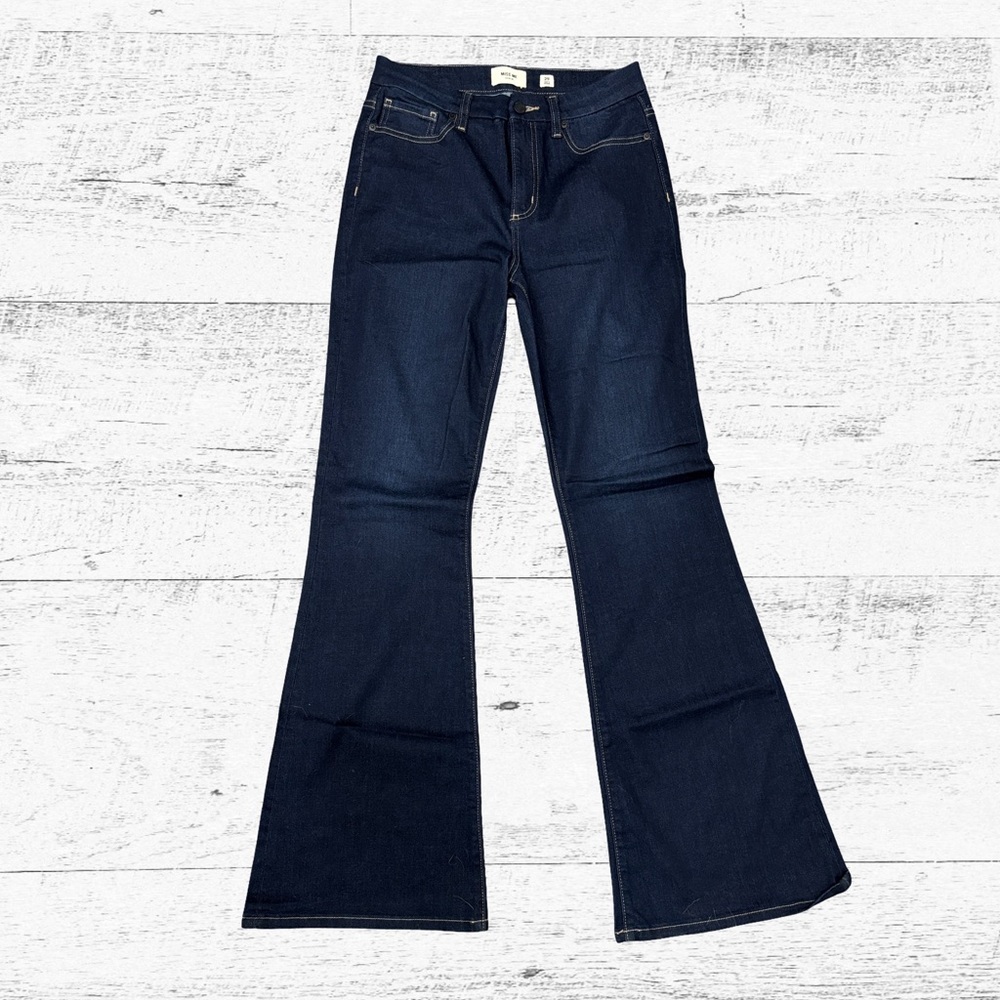 Miss Me Navy Flare Jeans